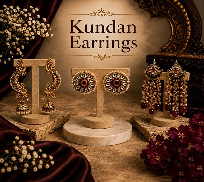 Kundan earrings