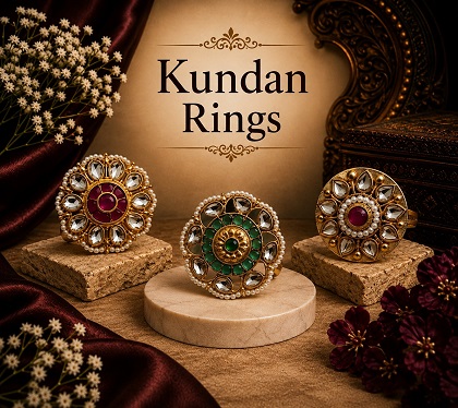 Kundan rings